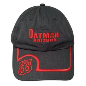 Royal Oatman Arizona Route 66 Hat Black Red Baseball Cap One Size Slideback